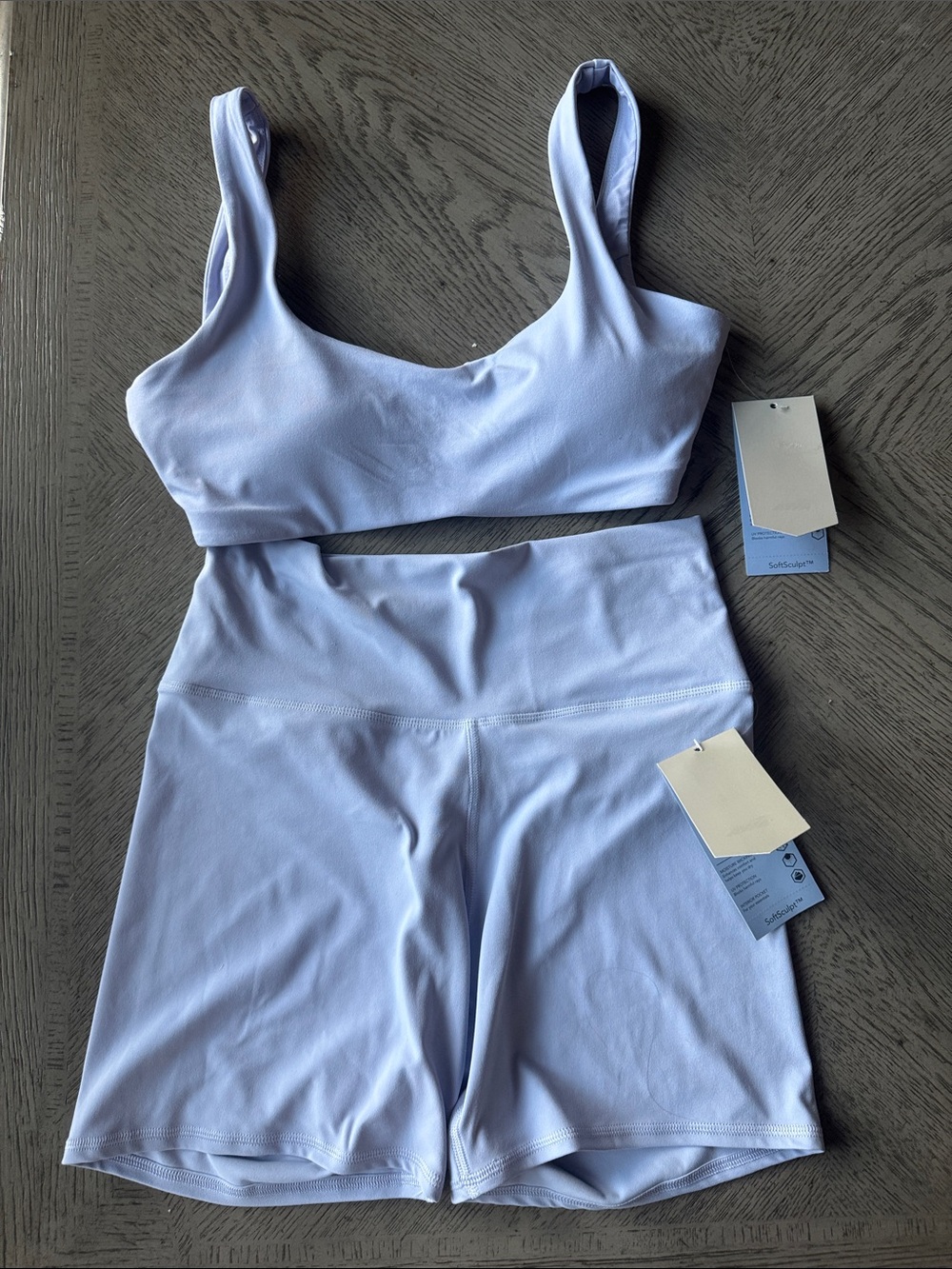 Avia Set Bra & High-Waist Bike Shorts